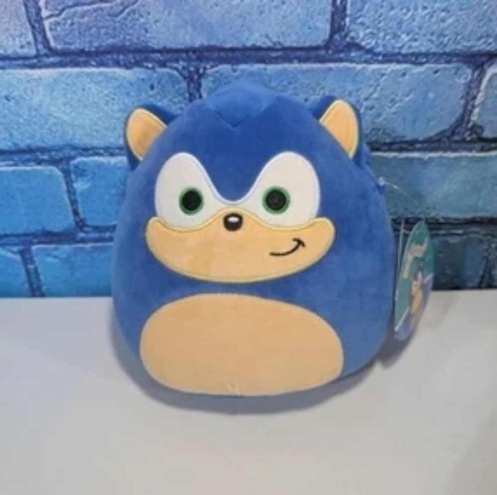 New Squishmallow Kellytoy Plush Sonic the Hedgehog 8" Inch Stuffed Animal Toy